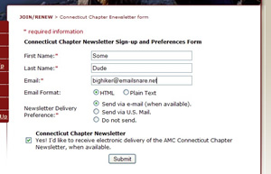 set email preferences